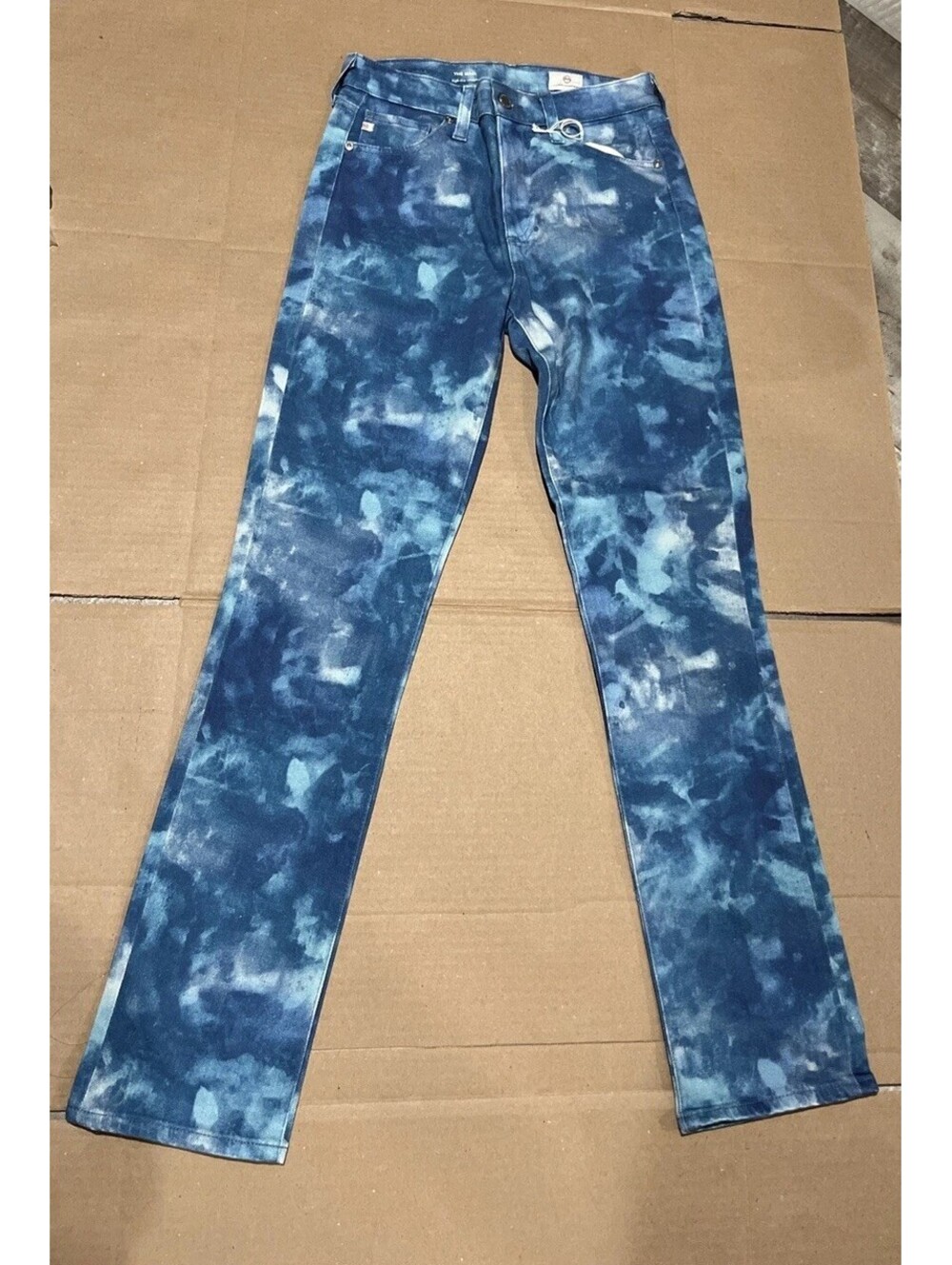 New! AG Women's Jeans Mari High-Rise Slim Straight Size 26 MSRP $215